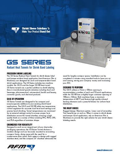 Download the GS Series radiant heat tunnel brochure