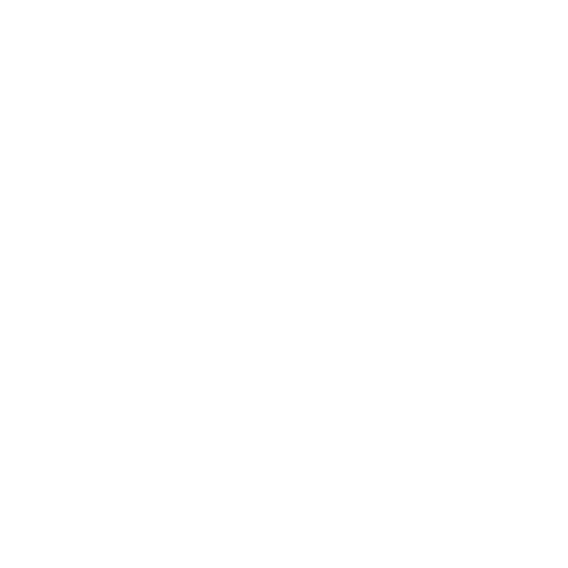 A white silhouette of a steaming coffee mug.