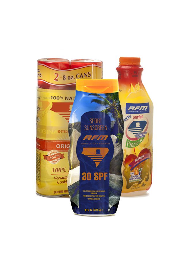 Consumer goods with shrink sleeve labels