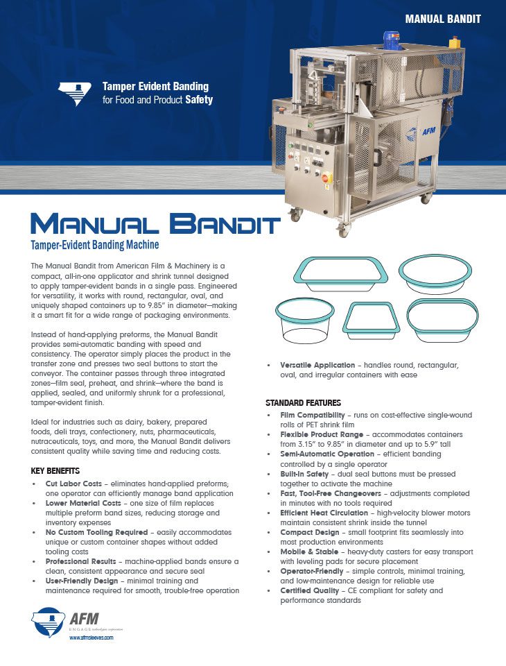 Manual Bandit machine for sealing bags with various seal patterns.
